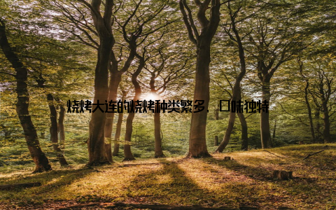 烧烤大连的烧烤种类繁多, 口味独特