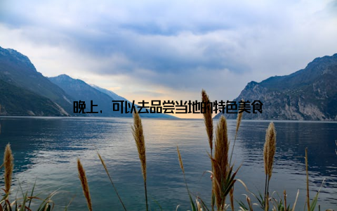 晚上, 可以去品尝当地的特色美食
